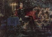 Portrait of a Military Man Mikhail Vrubel